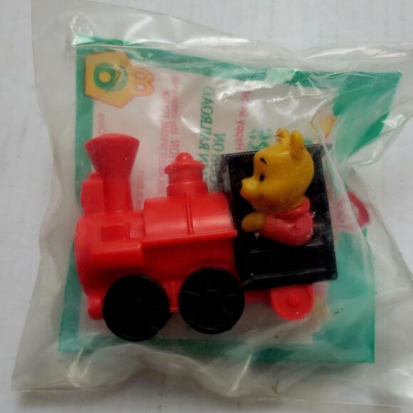 Vtg 1994 McDonalds Happy Meal Disneyland Winnie The Pooh Big Thunder Railroad #6 - Picture 3 of 5